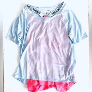 Nike yoga/workout tops (tank and t-shirt)